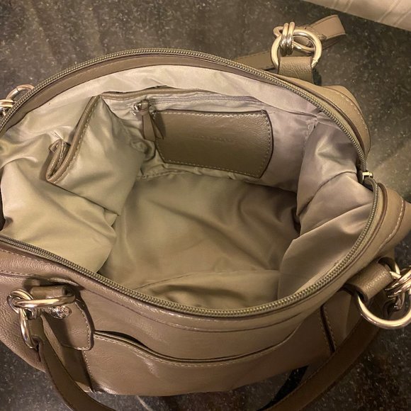 Grey Liz Claiborne Purse - Picture 6 of 8